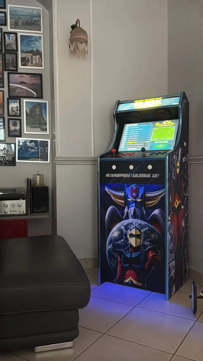Borne d'arcade Classic Goldorak personnalisée — Art'cade Design Nice