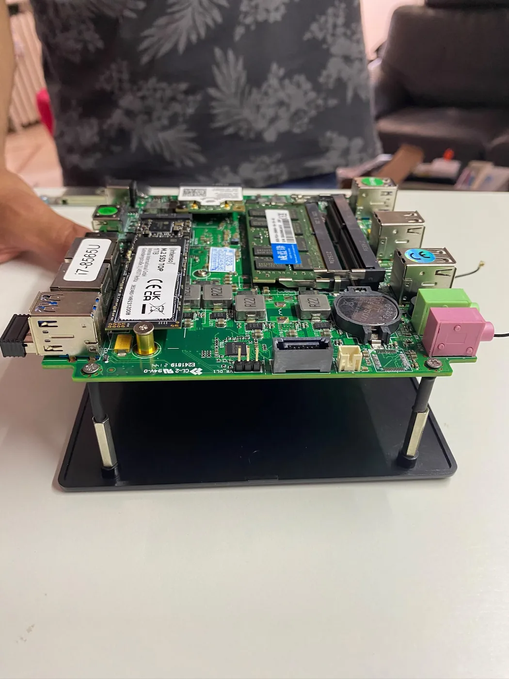 Carte électronique du système Hyperspin avant intégration dans la borne — Art'cade Design Nice
