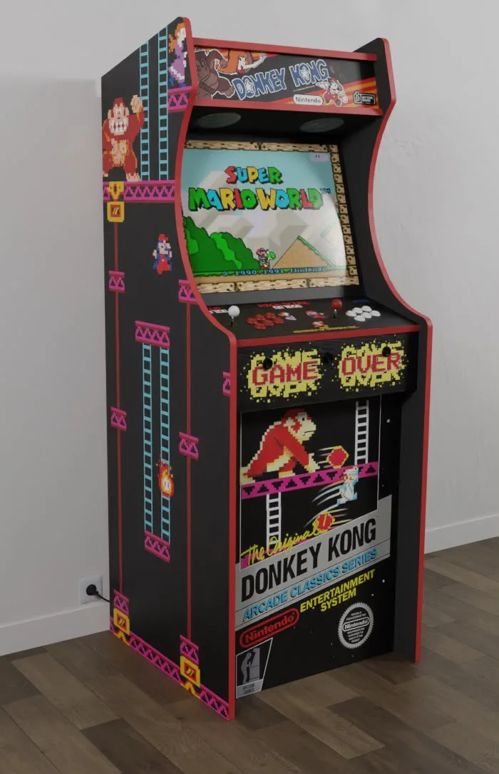 Borne arcade XL Donkey Kong pour bar ou restaurant — Art'cade Design Nice