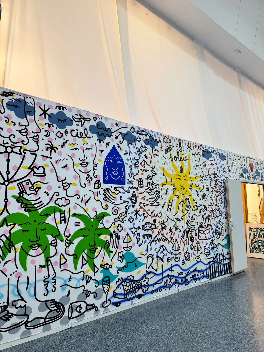 Fresque de Guillaume Cavalier déployée à Cap3000 — Art'cade Design Signature