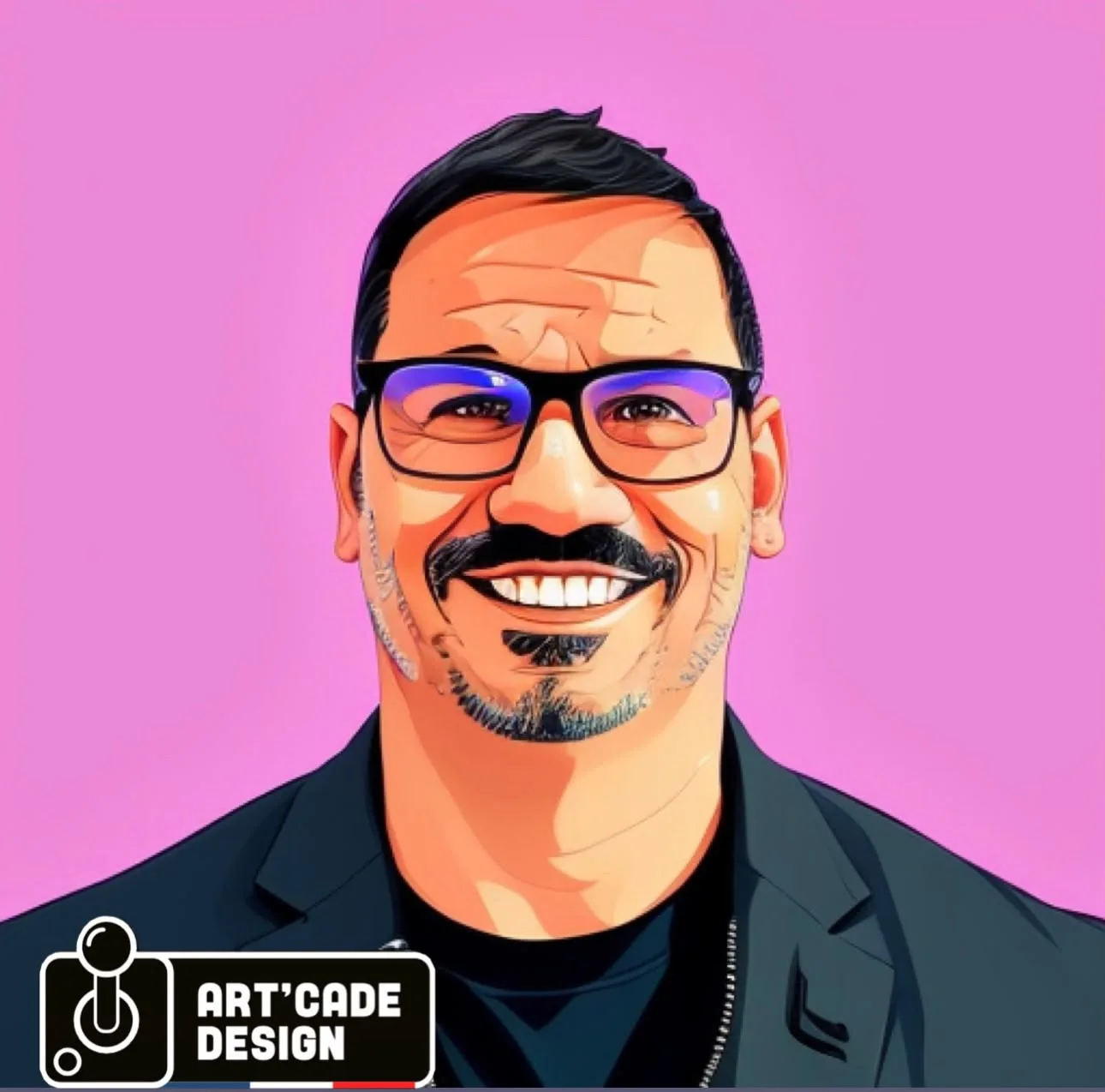Portrait de l'artiste Eddy Maniez — Art'cade Design Signature